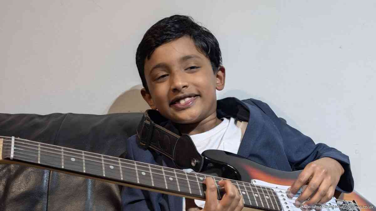 The 9-year-old Manchester boy keeping classic rock alive and his race to a World Record