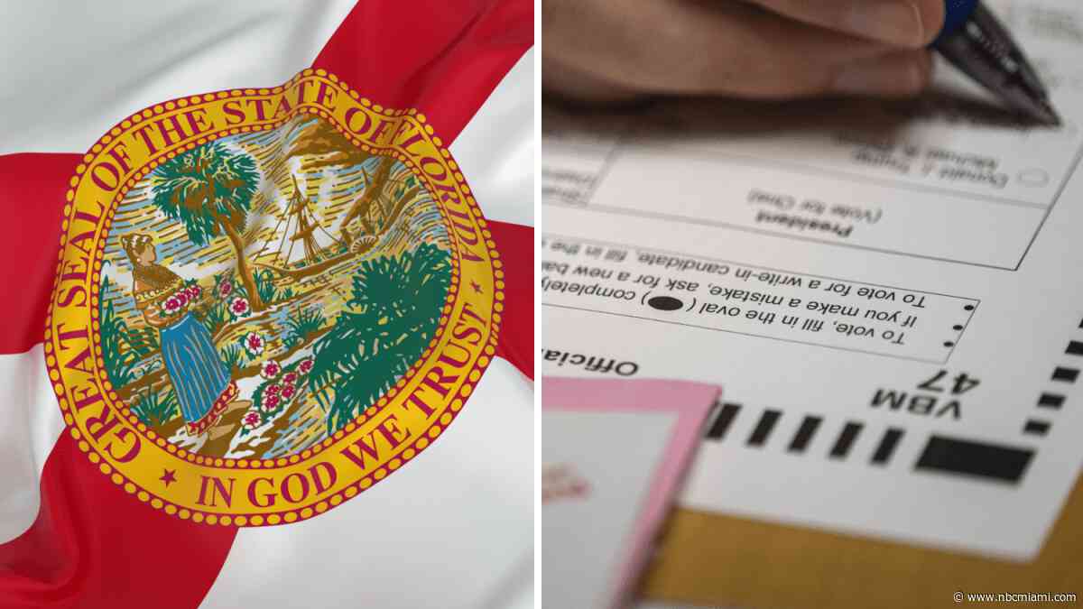 Nearly 1.5 million ballots sent out to Florida voters ahead of November election