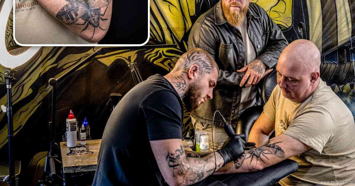 In deze tattooshop zijn al meer dan honderd kakkerlak-tattoos gezet: ‘Maar deze is écht uniek’