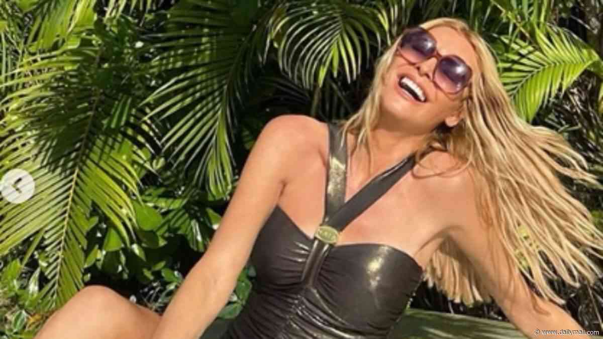 Tess Daly wows in stunning swimsuits from her Naia Beach brand  as she focuses on the latest campaign while Strictly live show suffers a ratings slump without her amid new format