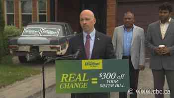 Brad Bradford promises to cut water bills by 25% if elected mayor