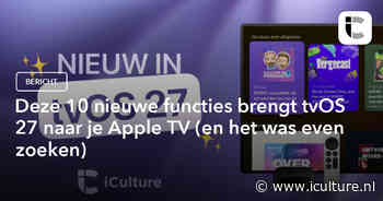 Deze 10 nieuwe functies brengt tvOS 27 naar je Apple TV (en het was even zoeken)