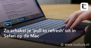 Zo schakel je ‘pull to refresh’ uit in Safari op de Mac