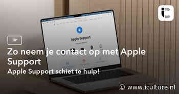 Zo neem je contact op met Apple Support