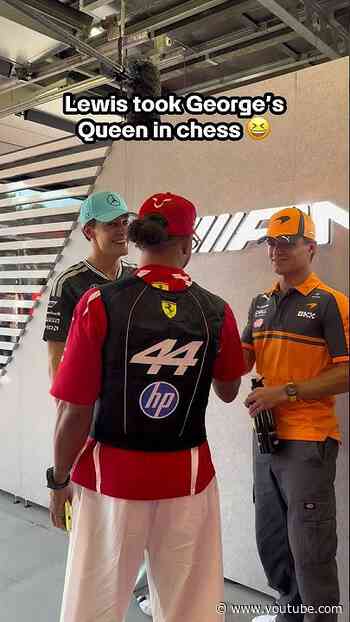 Always protect your Queen, George 🙏  #f1 #mercedesf1 #BakuGP