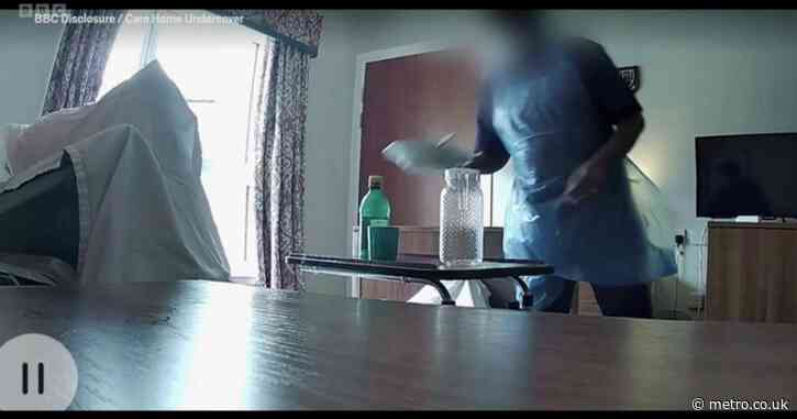 Carer caught on camera tormenting dementia sufferer and shaking his bed
