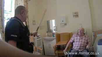 Police officers who tasered and pepper-sprayed one-legged dementia patient, 92, 'lost control'