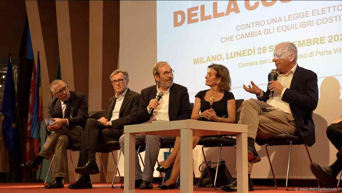 “Dalla parte della Costituzione”. A Milano il convegno sulla legge elettorale con Gomez. “Questa riforma spinge tra competizione tra personalità, non tra proposte”