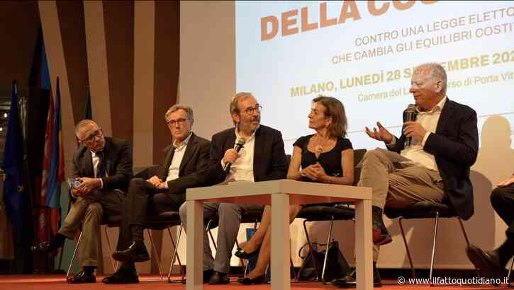 “Dalla parte della Costituzione”. A Milano il convegno sulla legge elettorale con Gomez. “Questa riforma spinge tra competizione tra personalità, non tra proposte”
