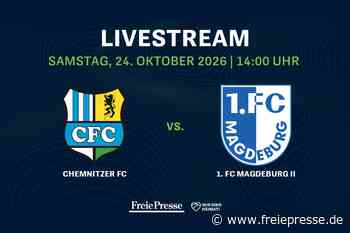 Regionalliga Nordost im Livestream: Chemnitzer FC gegen 1. FC Magdeburg II