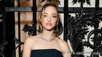 Amanda Seyfried wows in classy strapless dress in her first public appearance since split from husband Thomas Sadoski as she joins Anya Taylor-Joy at Tiffany & M.A.D. Dinner during Paris Fashion Week