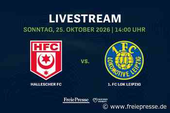 Regionalliga Nordost im Livestream: Hallescher FC gegen 1. FC Lok Leipzig