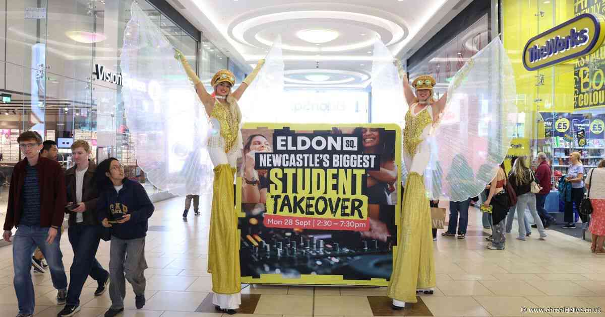 32 photos as student shopping event returns to Newcastle's Eldon Square