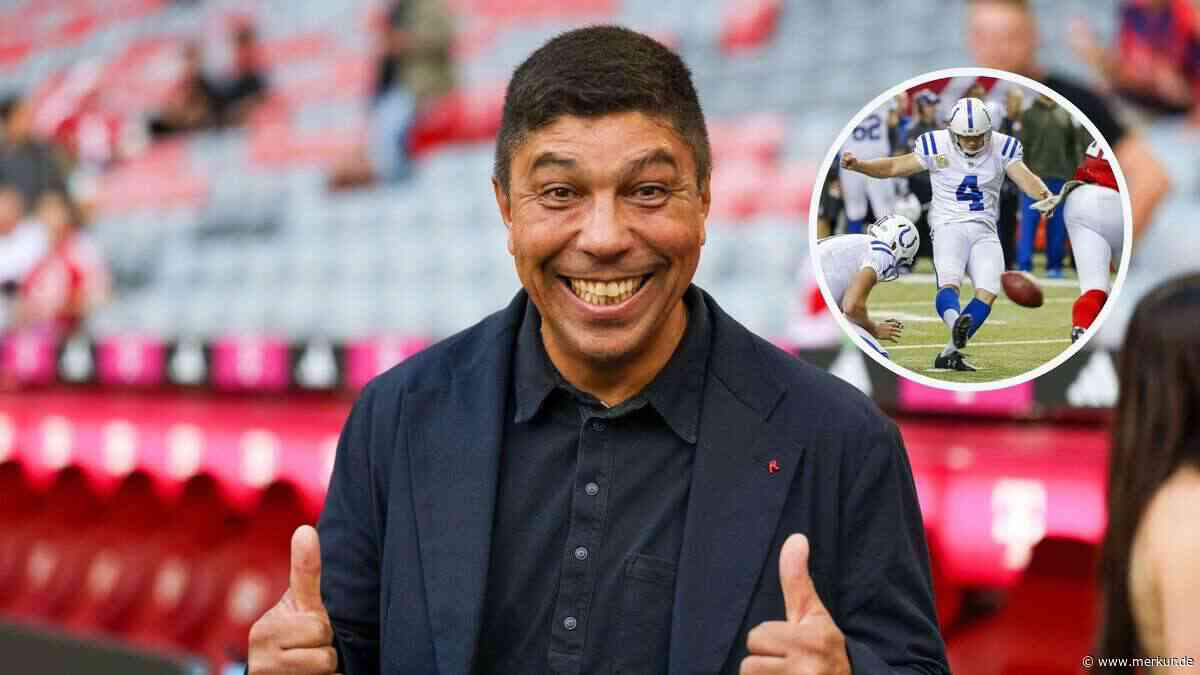 Bayern-Legende Elber hilft bei Weltrekord von NFL-Ikone mit