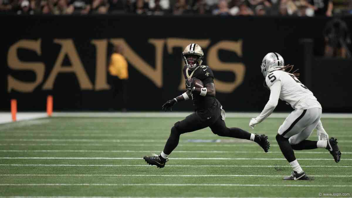 Saints RB Etienne to miss time with hamstring injury