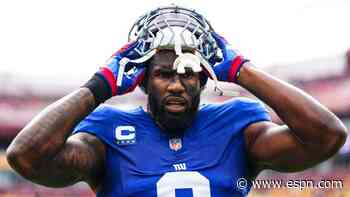 Giants pass rusher Burns has torn ACL, Harbaugh confirms