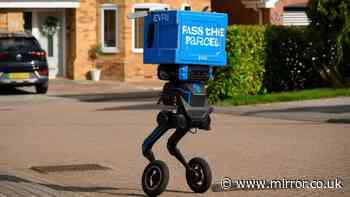 Evri trials new delivery robots in Barnsley as it rolls out futuristic two-legged wheeled couriers