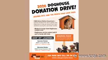 Albuquerque Animal Welfare Department holds 'Doghouse Drive'