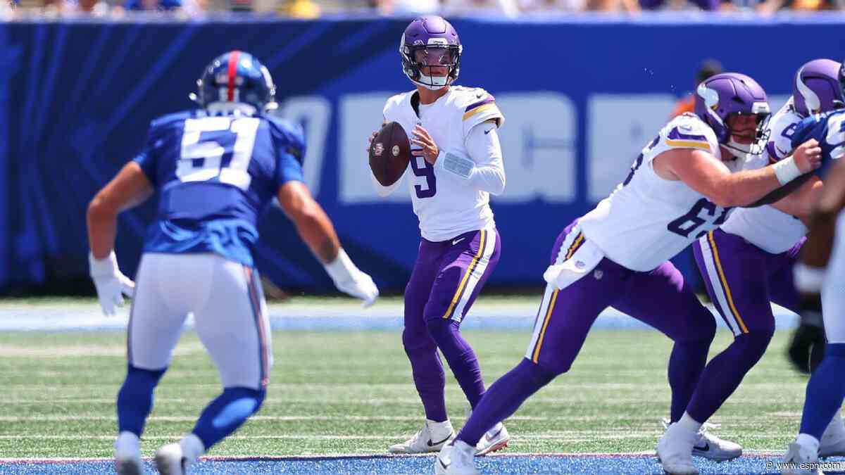 J.J. McCarthy isn't the answer for the Giants ... right? Barnwell on the trade's potential impact
