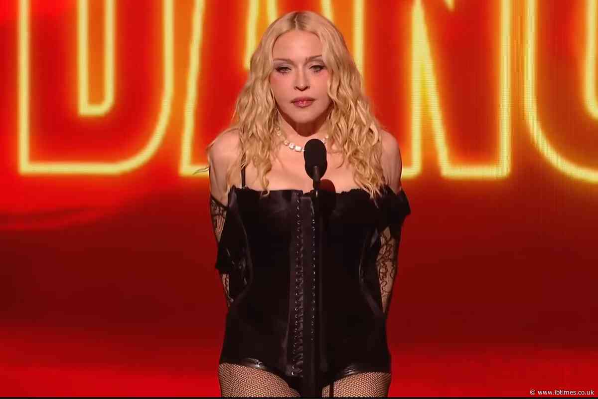Madonna, 68, Appears to Slur Her Words While Wearing Corset and Lingerie Onstage at MTV VMAs