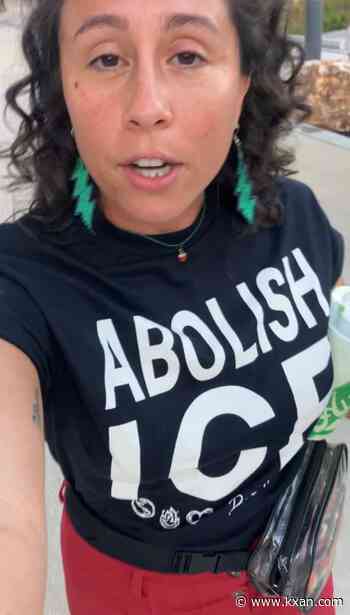 Austin woman says she was removed from Q2 Stadium over anti-ICE shirt, ties incident to concerns about immigrant treatment