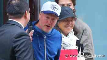 Woody Harrelson, 65, enjoys very rare outing with 'reclusive' Hawaiian wife after nearly four decades together