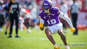 Vikings WR Jefferson avoids serious injury, could play this week