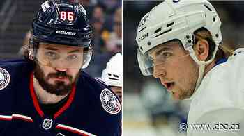 Leafs deal Knies to Blue Jackets for speedy Marchenko, who signs 6-year extension