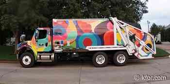 The Last Sanitation Truck in the Fleet Gets a Public Arts Makeover in Nichols Hills