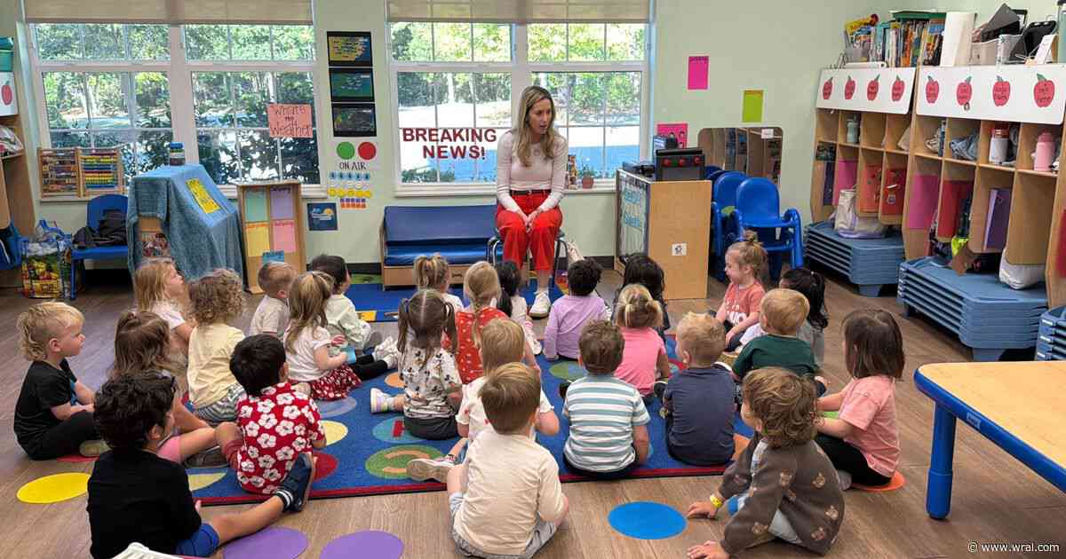Preschoolers in Cary become junior reporters on World News Day