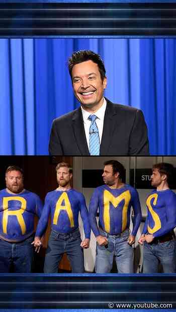 #Rams fans crash Jimmy’s monologue 😭 #NFL #FallonTonight