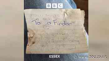 Hidden Essex letter discovered after 44 years