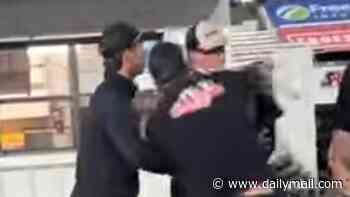 Rising NASCAR star is jumped by rival team in brutal postrace attack after on-track bust up