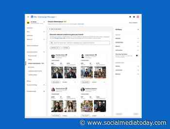 LinkedIn tests advanced creator discovery to power brand campaigns