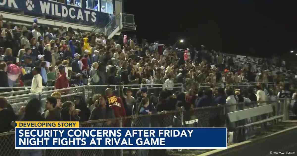 Students raise security concerns after fights force evacuation of Millbrook-Rolesville football game