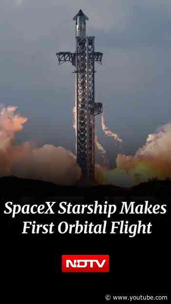 SpaceX Starship Makes First Orbital Flight, Carries 26 Starlinks
