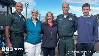 Woman saved from pool after cardiac arrest
