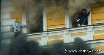 Russia strikes Ukraine's National Academy of Sciences, full of workers
