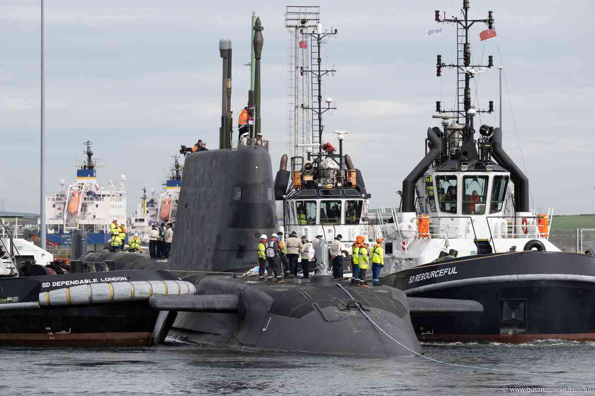 Latest act in AUKUS odyssey as sub powers away