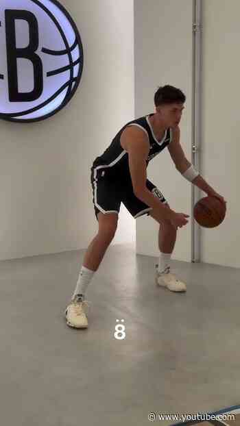 EGOR DËMIN 🎱 #brooklynnets #nba #mediaday