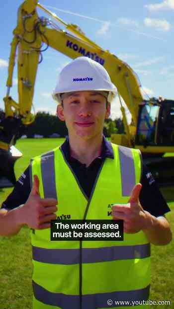 Learning what it takes to become a @komatsu operator with Kean – but he’s a bit impatient 😅😉