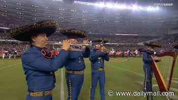 NFL fans fume as Mexican Mariachi band perform national anthem ahead of Monday Night Football showdown
