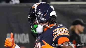 NFL star goes viral in awkward hot mic moment as fans are left stunned by his NSFW reaction to scoring touchdown