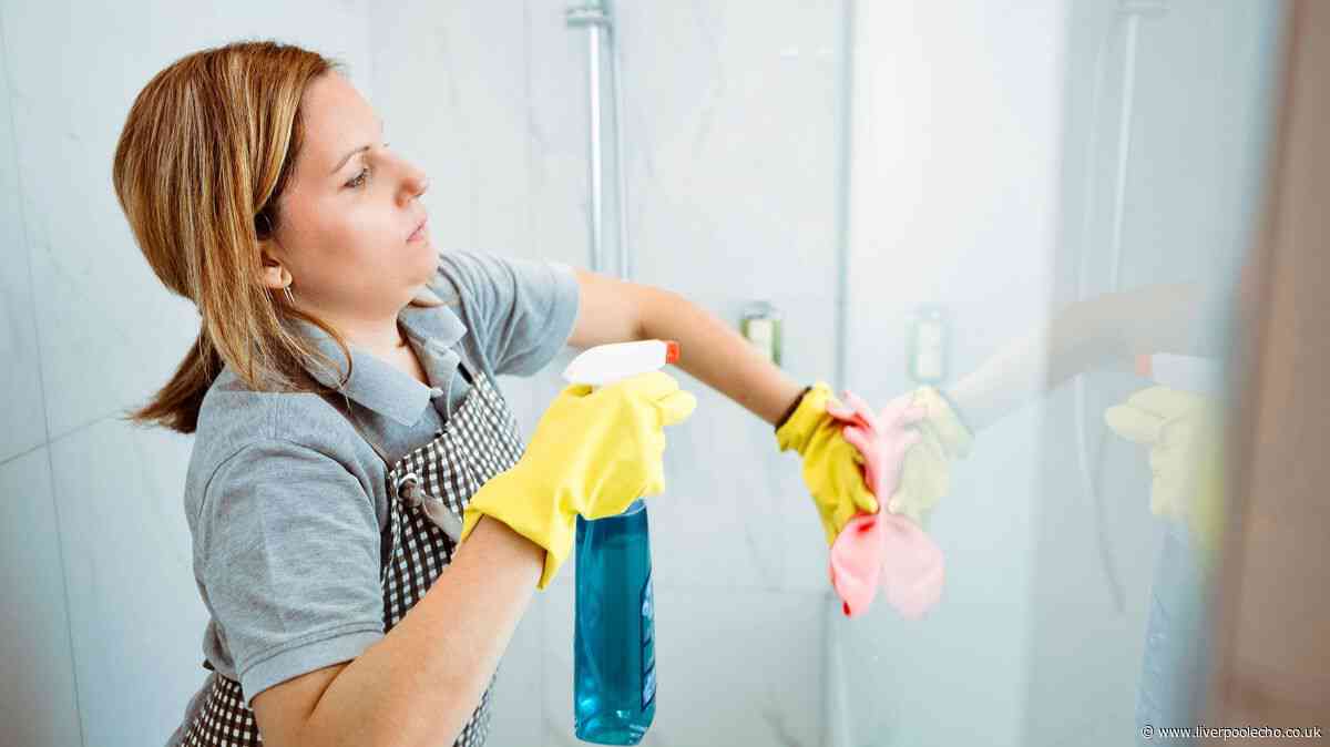Wiping shower screens with 1 natural item makes it impossible for limescale stains to form