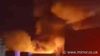 Thatcham fire - recap: Explosions as huge blaze erupts at industrial estate with trains cancelled