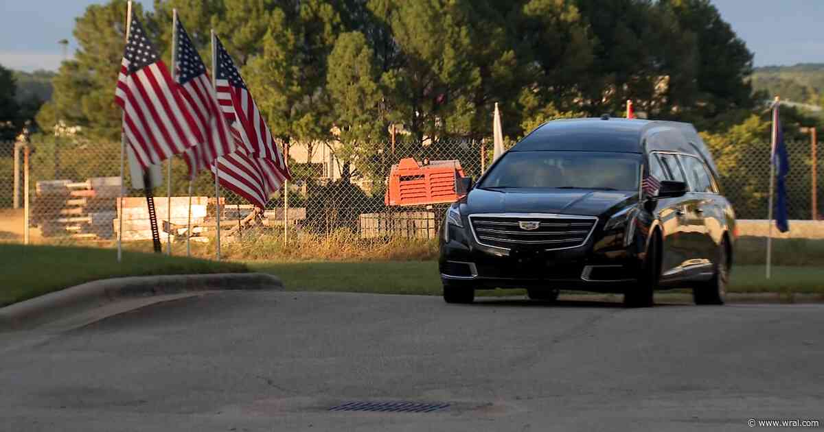 Apex soldier killed during training in Texas returns home
