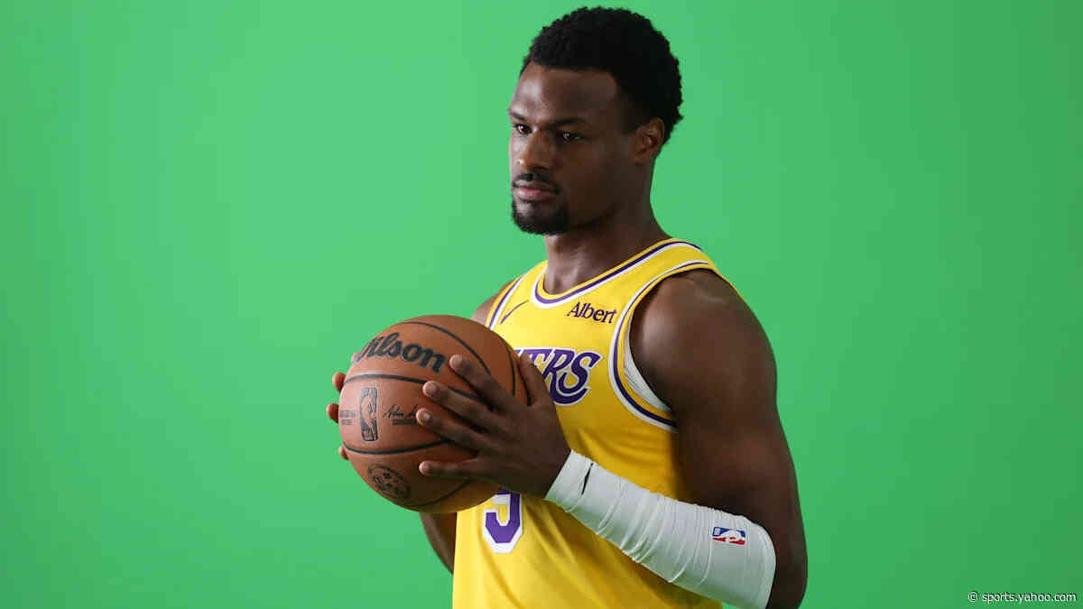 Bronny James adjusts to Lakers' life without LeBron: 'Feels like he's not here'