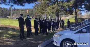 Masked group seen on B.C. First Nation land are ‘cowards,’ officials say