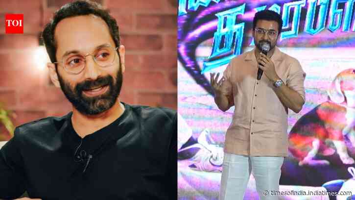 Suriya praises Fahadh Faasil, says he still ‘hasn’t been able to be like Fahadh’