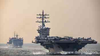 Navy pilots rescued from water after ejecting from aircraft following mishap aboard USS Dwight D Eisenhower